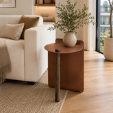 Dominic Accent Table with Wood Detail