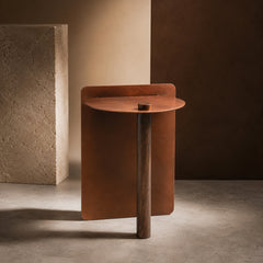 Dominic Accent Table with Wood Detail
