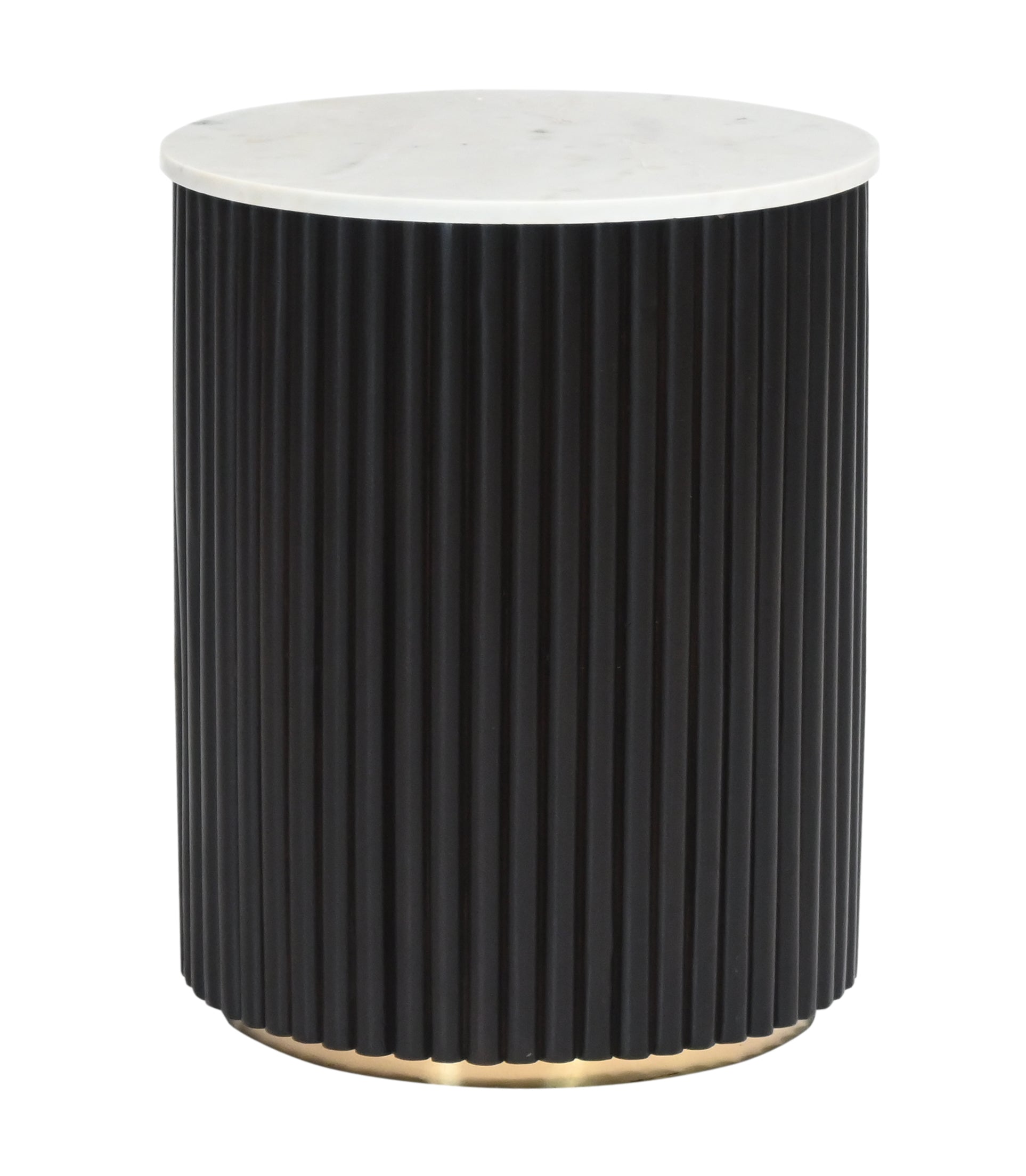 Charlie Fluted Marble Side Table