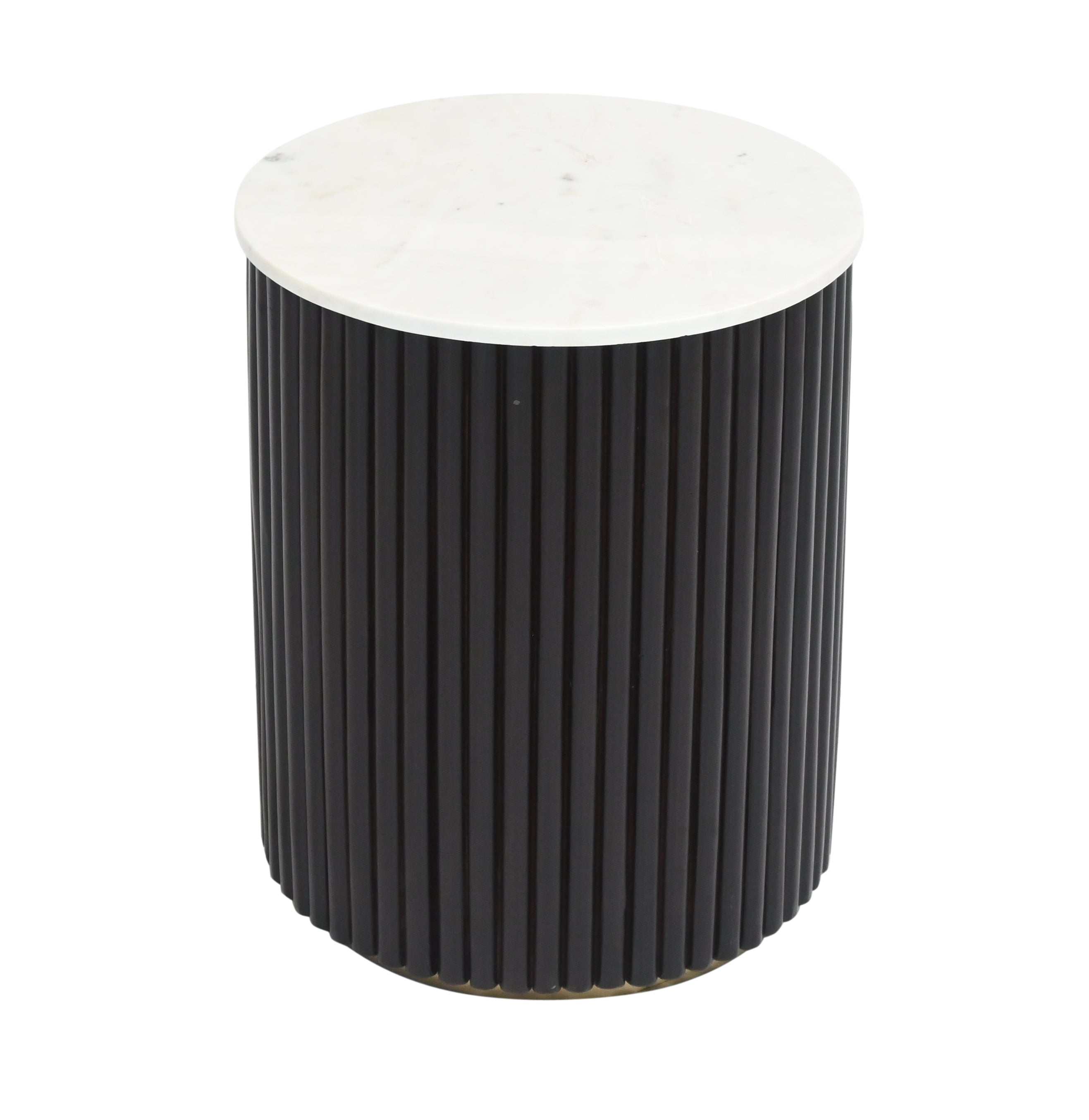 Charlie Fluted Marble Side Table