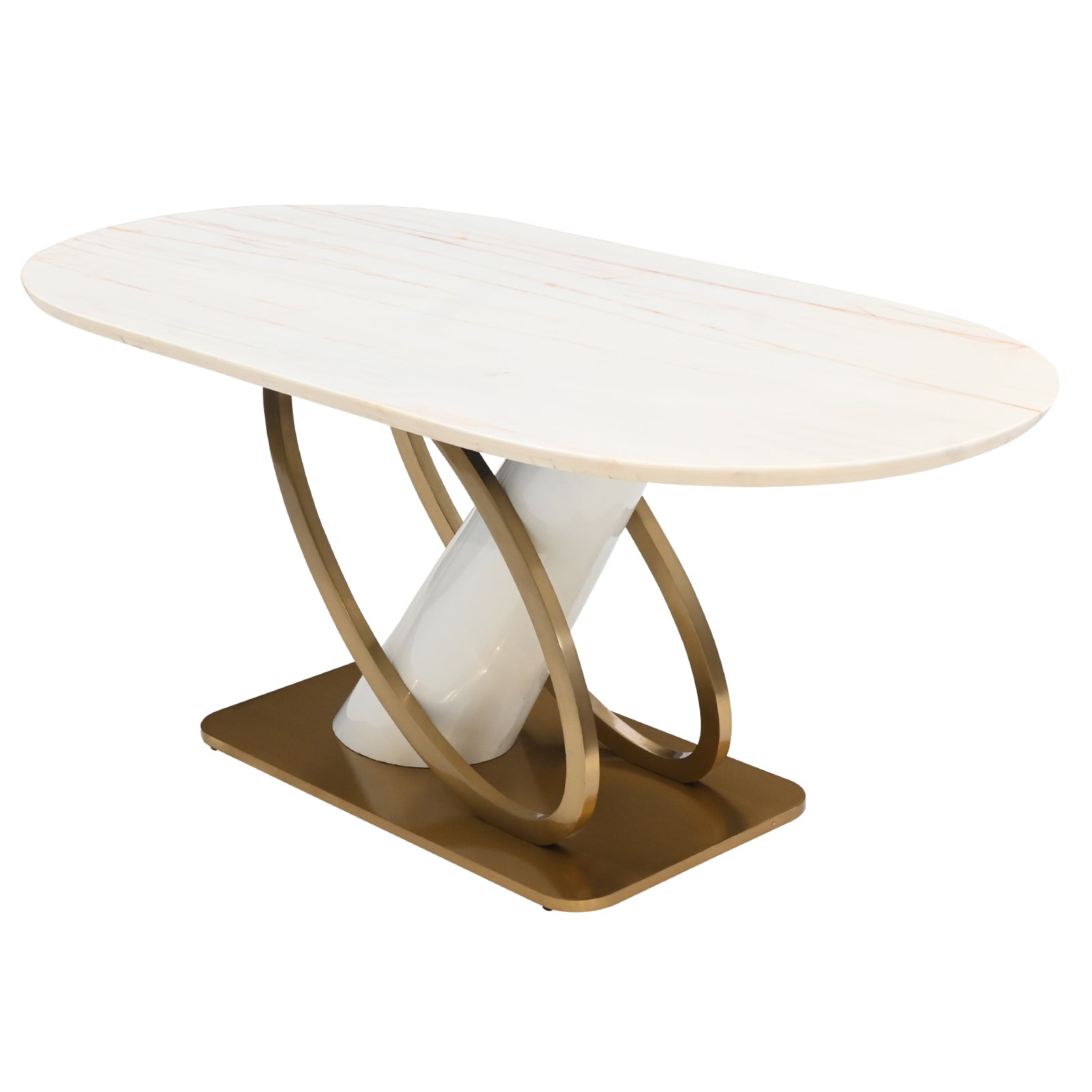 Aladdin Gold &  Marble Dining Table