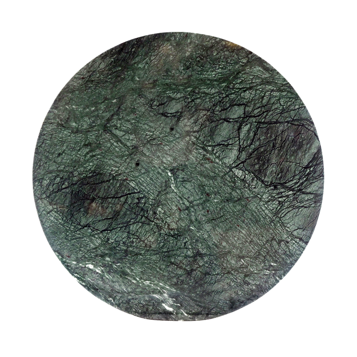 Round Bar Table – Panther Emerald Look & Gold Base | Furniba
