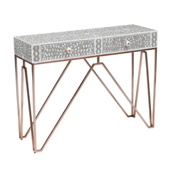 Mother of Pearl 2-Drawer Console Table