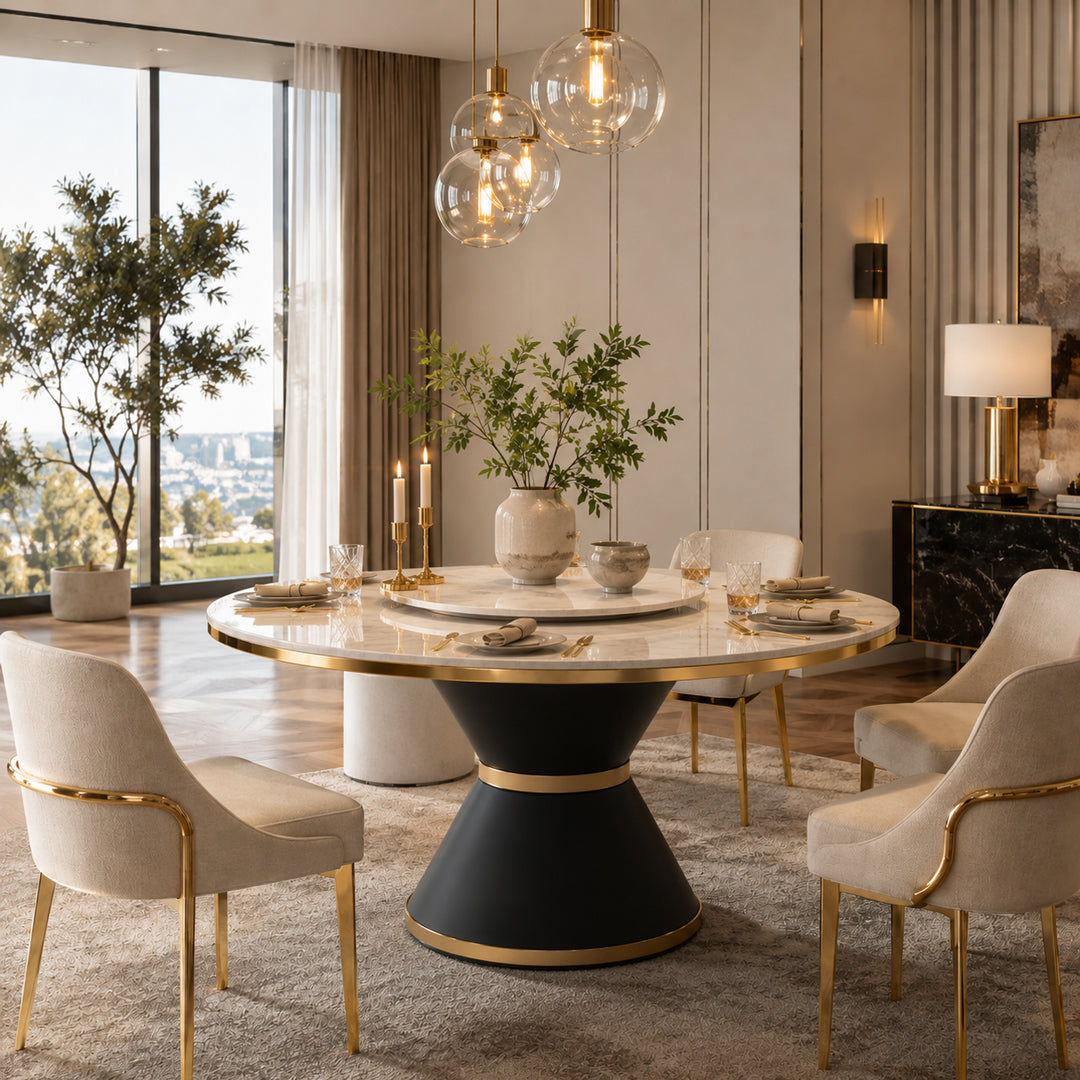 Shark Luxury Marble Dining Table