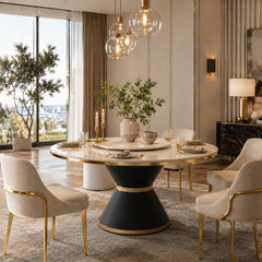Shark Luxury Marble Dining Table