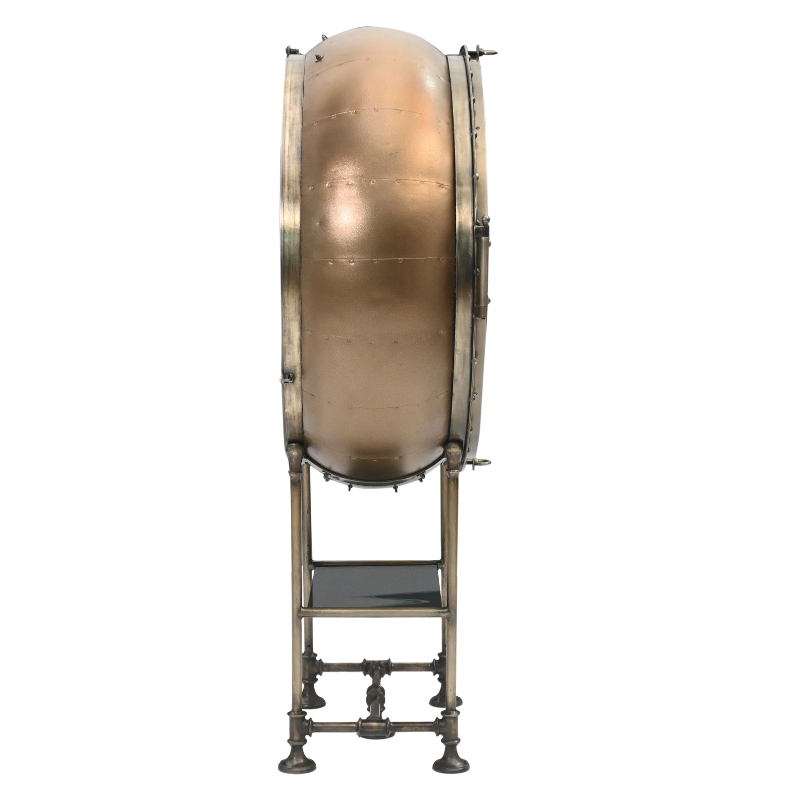 Wine Cabinet – Industrial Porthole with LED Light | Furniba