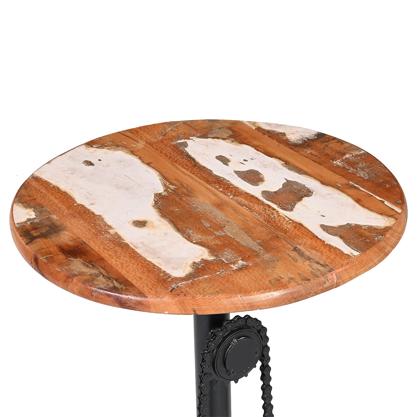 Buy Cycle Bar Stool Online India – Wood & Leather Seat | Furniba