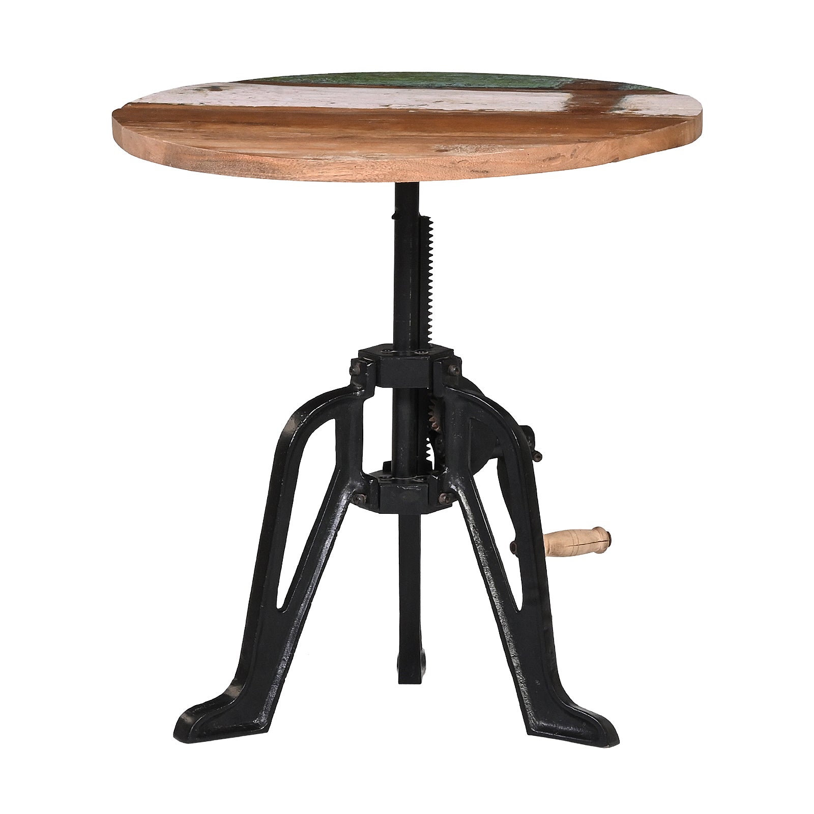 Industrial Crank Bar Table with Adjustable Height | Furniba
