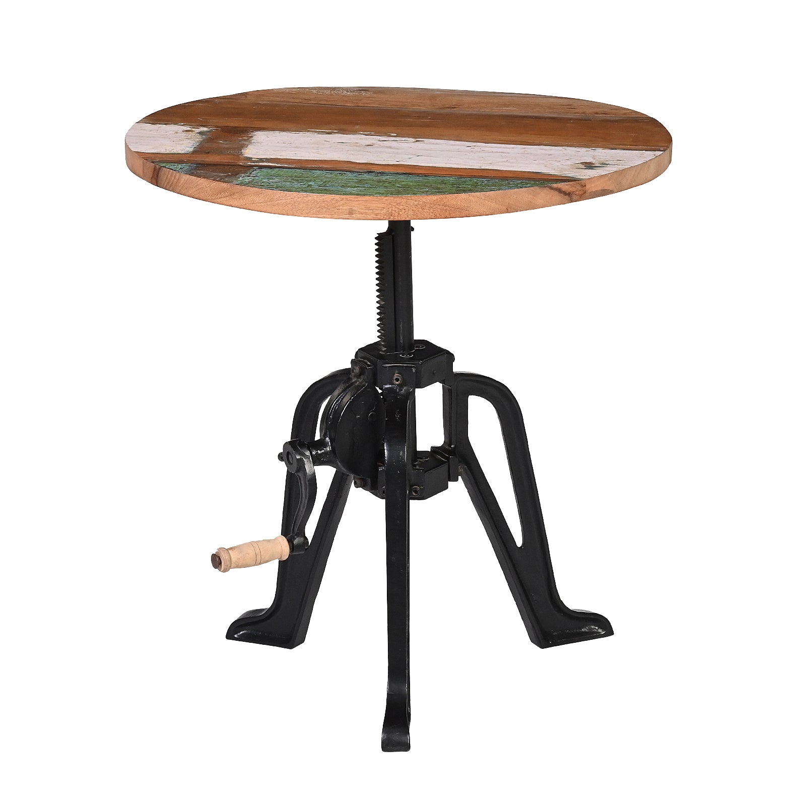 Industrial Crank Bar Table with Adjustable Height | Furniba
