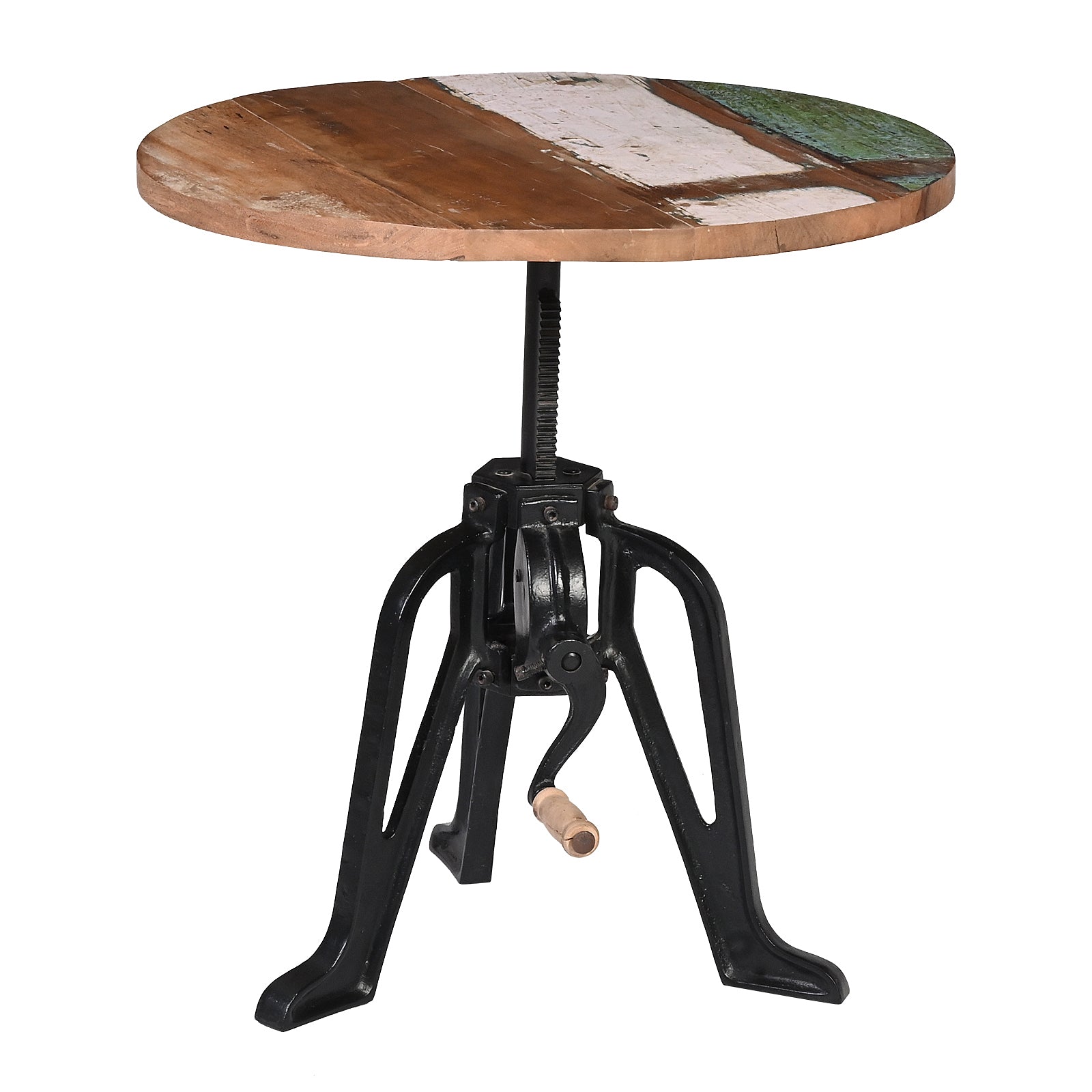 Industrial Crank Bar Table with Adjustable Height | Furniba
