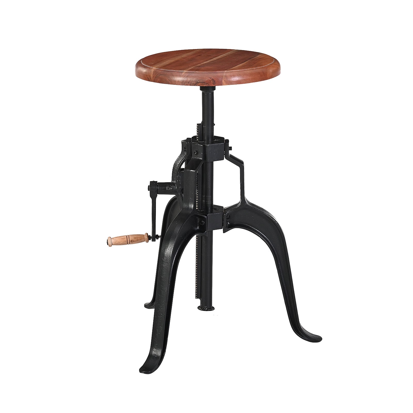 Industrial Crank Bar Table with Adjustable Height | Furniba