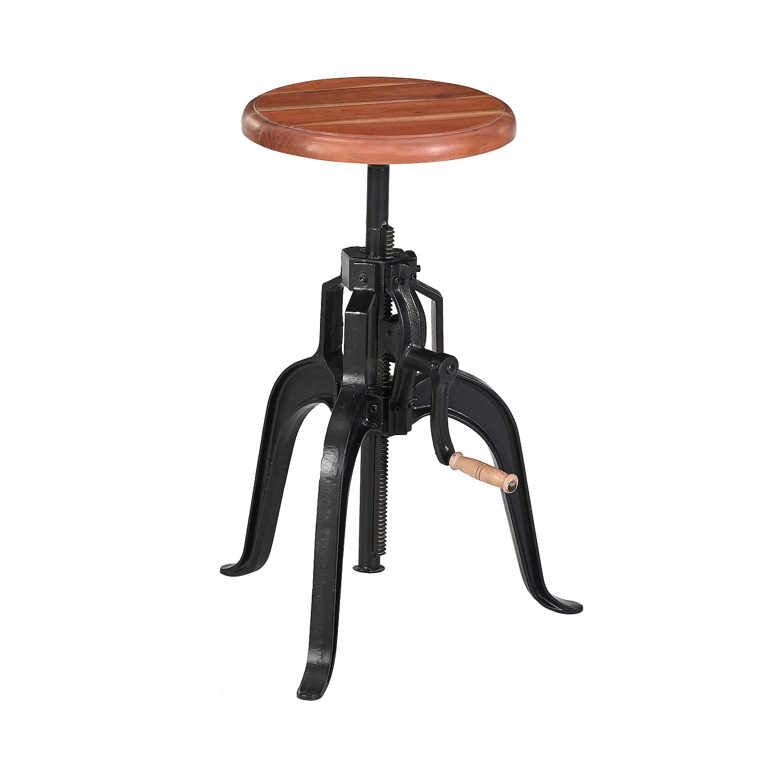 Industrial Crank Bar Table with Adjustable Height | Furniba