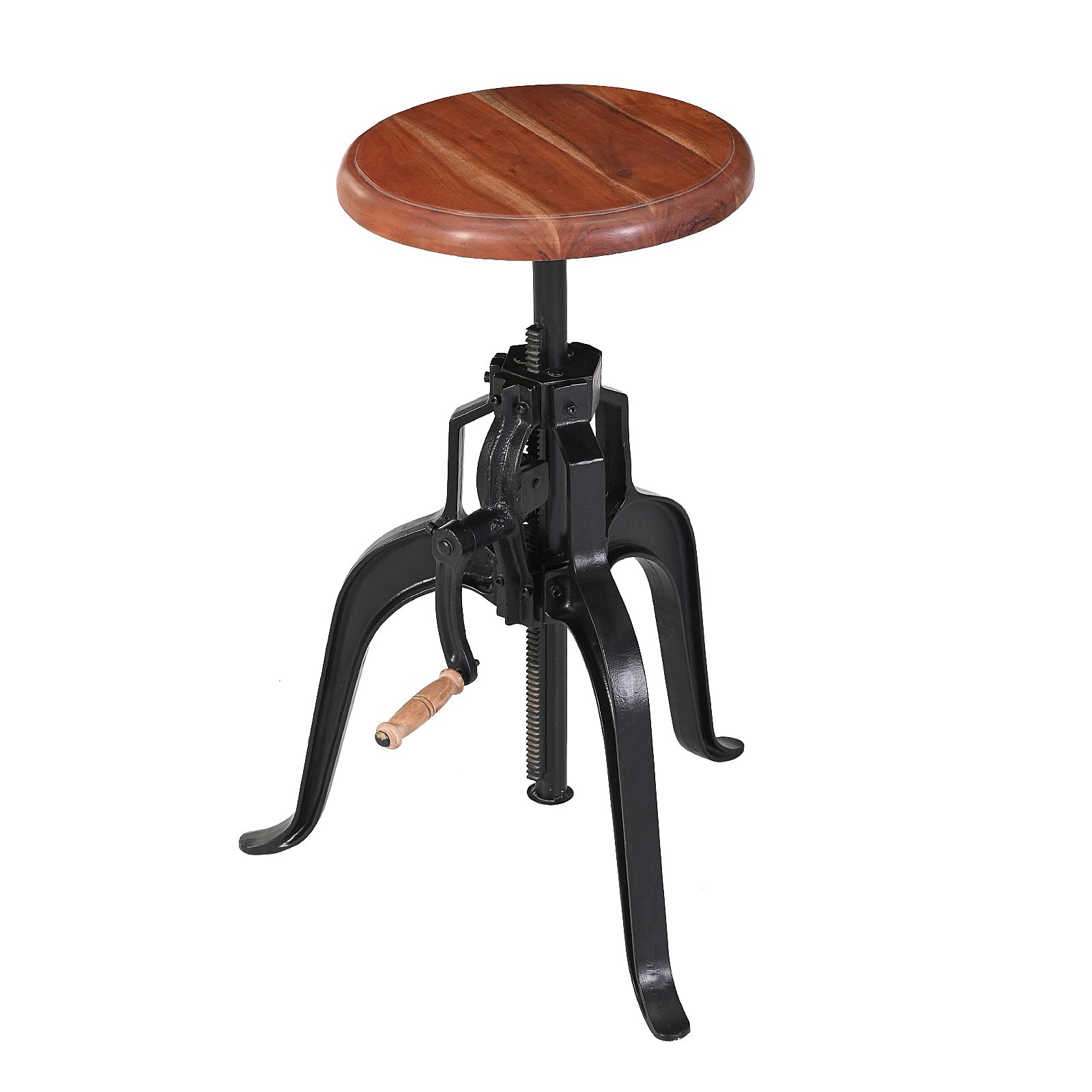 Industrial Crank Bar Table with Adjustable Height | Furniba