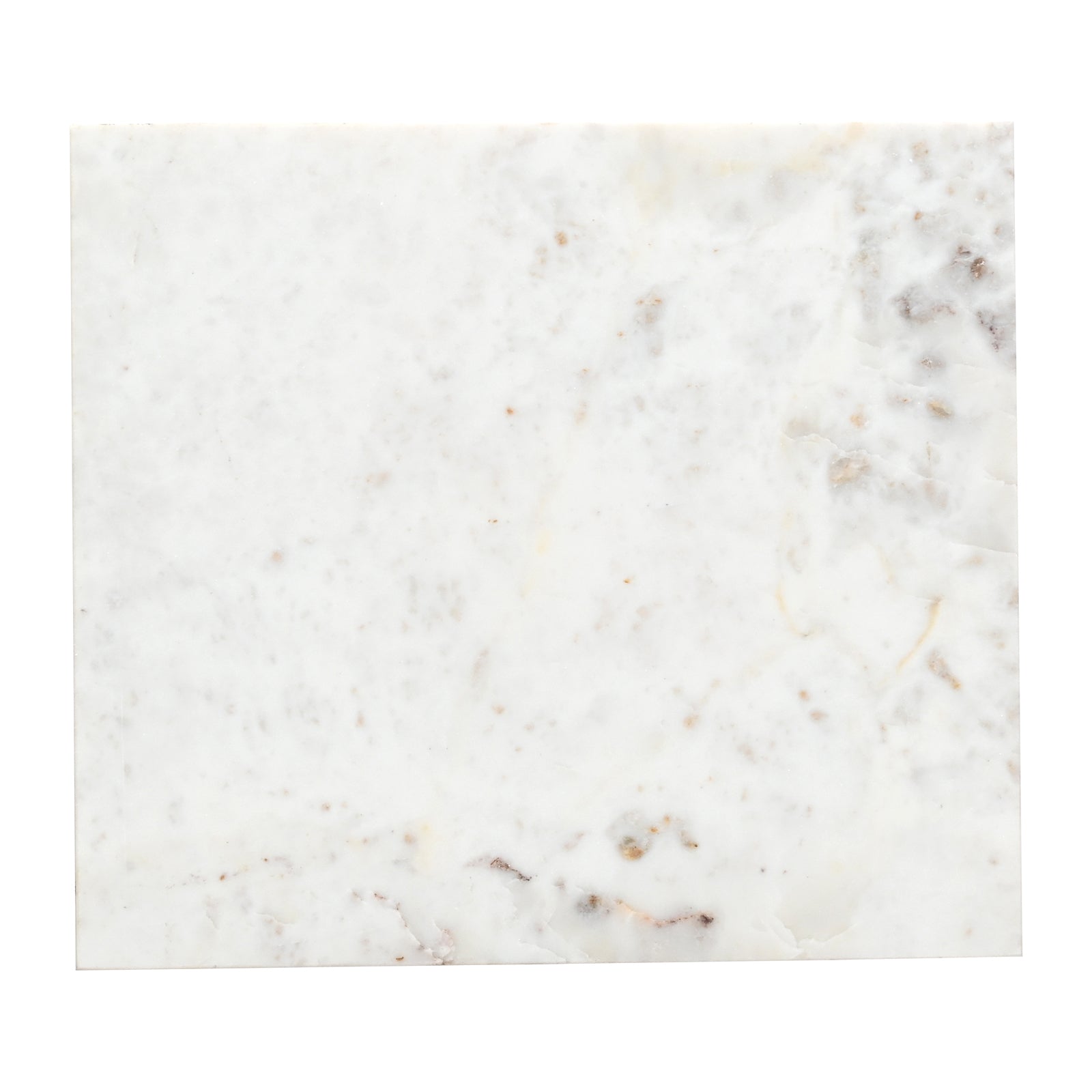 Modern White Marble C-Table Side  Table with Gold Metal Frame
